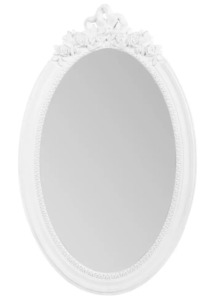 espejo grande clasico blanco