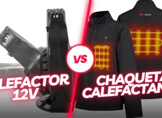 calefactor 12v vs chaqueta calefactante comparativa