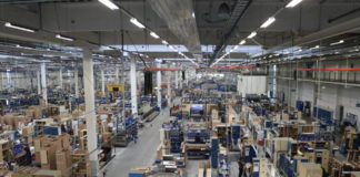 Área de fabricación de mobiliario y construcción de la fábrica de Hymer